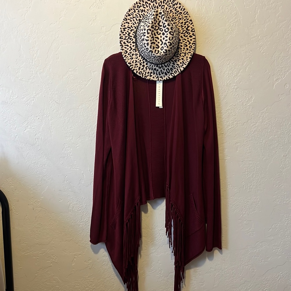 NWT Knitted Fringe Sweater 🪞♥️